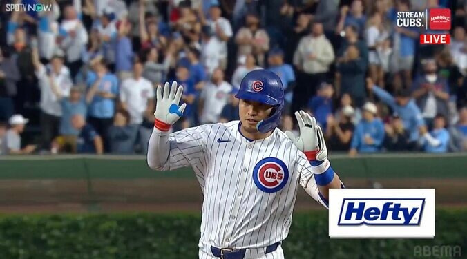 ダイヤモンドを周りながら「ワッショイ」