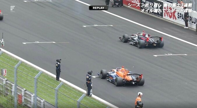 日本最速レースで異例の事態 “スタート切れず”45分遅延「発進した瞬間に違和感はあったが…」珍しいトラブルにドライバーも困惑 5枚目