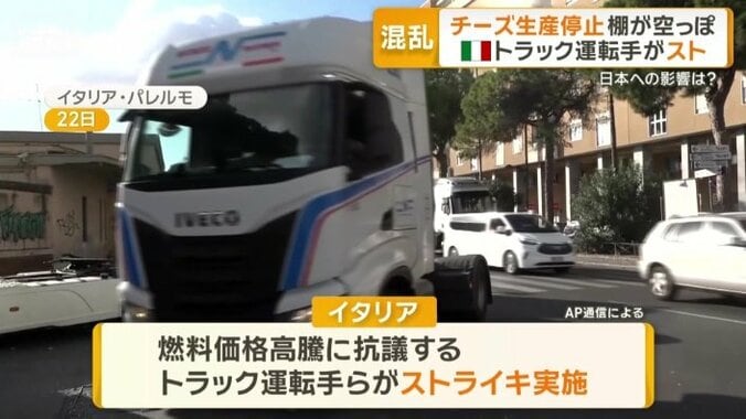 物流に影響が