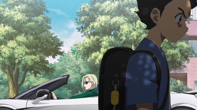 アニメ『地獄先生ぬ～べ～』立野広、玉藻京介、場面カット1