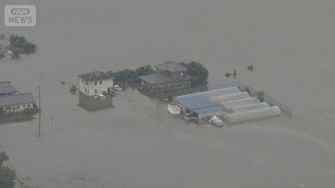 台風が過ぎた後に浸水…堤防決壊で“町一帯”に流水　洪水被害を防ぐ“調整池”でなぜ 1枚目