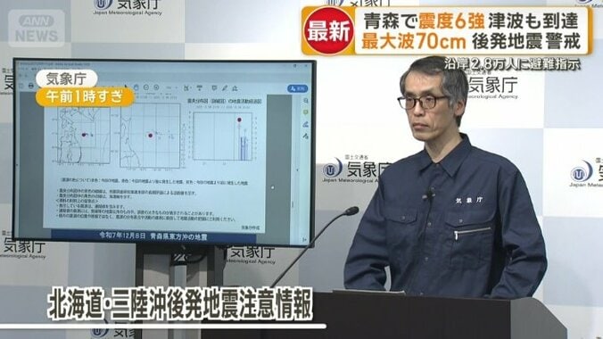 「北海道・三陸沖後発地震注意情報」初発表