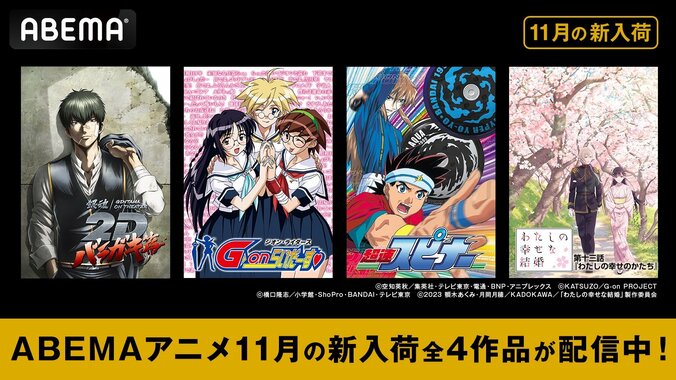 【写真・画像】「ABEMA」2024年11月の新入荷アニメラインナップを発表！『銀魂オンシアター2D バラガキ篇』など全4作品が配信　1枚目