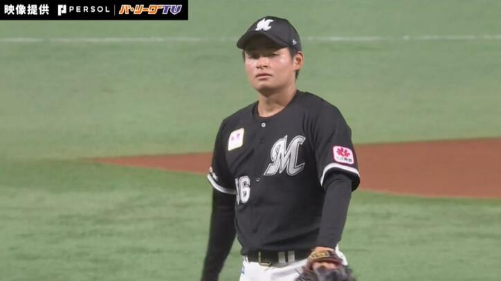 球場騒然！ロッテ・中森俊介の“真っスラ”に相手打者もタジタジ…鷹打線から完璧すぎる“空振り三振”を奪った瞬間