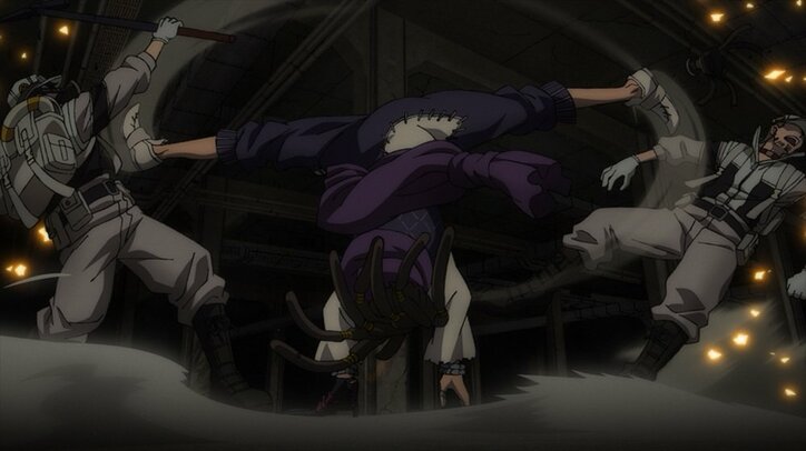 【写真・画像】グリスに両手を武器化させたジャバーが襲いかかる！アニメ『ガチアクタ』6話あらすじ＆先行カット公開　6枚目