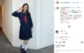 「アラフォーですが」橋本マナミのキュートな制服姿にファン称賛「永遠の女子高生」「素敵すぎます」