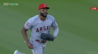 ホームランボールをもぎ取った!大谷翔平の同僚アデルが“鳥人化”敵地も騒然の大ファインプレー「生まれ変わったアデル」