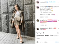 谷まりあ、美脚際立つ“ミニスカショット”を公開「可愛すぎる」「いつ見ても美人」の声