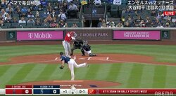 大谷翔平、フェンスまでわずか…レフトへの大飛球「軽く打ってあそこまで…」驚きの反応も