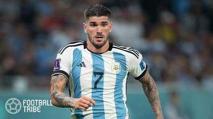 ここまでW杯全4試合に出場のアルゼンチン代表MFデ・パウル、オランダ戦