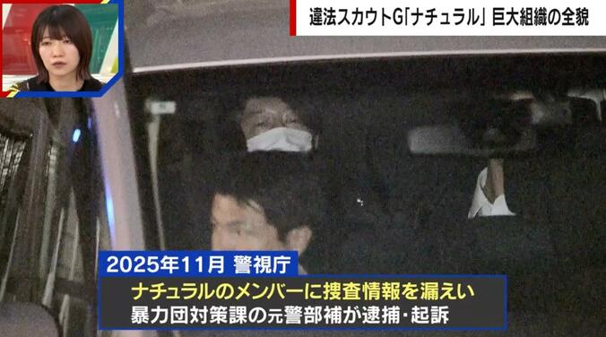 捜査情報を漏らした元警部