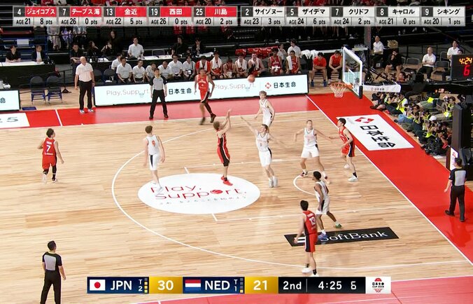 【写真・画像】河村勇輝と夢のツーガードも？ 逸材PGの“爆速３秒カウンター”が脚光！「幻の左が炸裂」「本当に最高すぎん？」ハーパージュニアがスティールから独走　1枚目