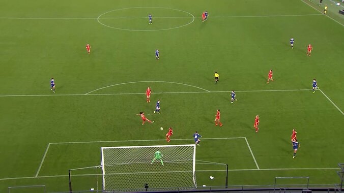 鮮烈弾！なでしこ逸材トリオの“超連携ゴール”が「美しすぎる」「これからの日本を象徴」松窪真心→谷川萌々子→藤野あおばの崩しが話題 3枚目