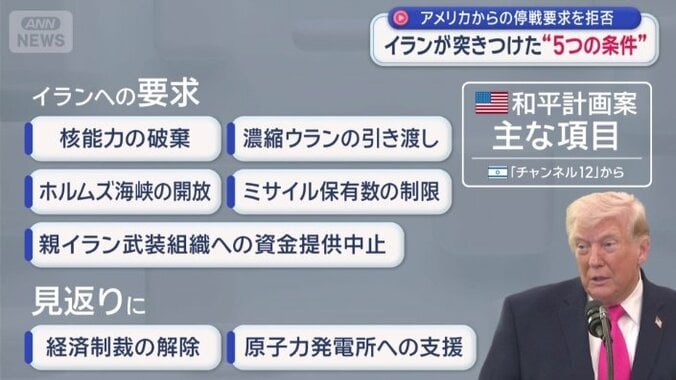 アメリカ　和平計画案　主な項目