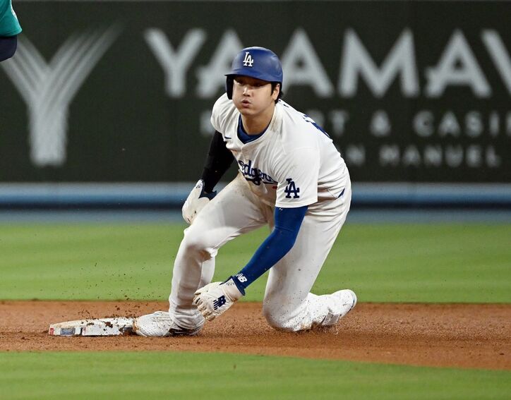 【写真・画像】9/26大谷56盗塁　1枚目