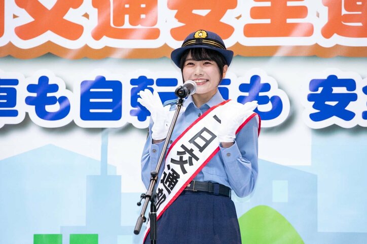 「大好きな埼玉県のために」金村美玖、渡邉美穂、丹生明里がハッピーオーラな「一日交通部長」に就任　秋の全国交通安全運動