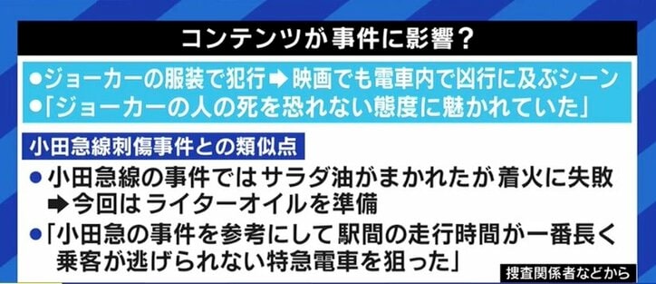 繰り返し流される京王線車内、容疑者の映像…むしろ“承認欲求”を満たし、模倣犯を招くことになっていないか?