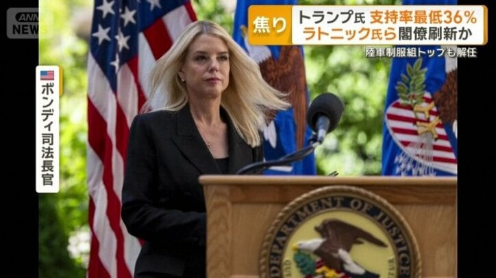 解任されたボンディ司法長官