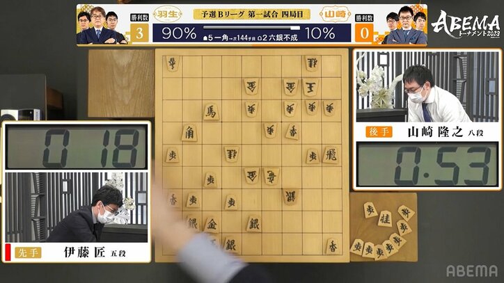 20歳棋士・伊藤匠六段の反応速度がえげつない 女流棋士もびっくり「こんな秒で読めるんですか」「早送りしているみたい」／将棋・ABEMAトーナメント