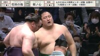 【映像】死力を尽くし、健闘を称え合う両力士