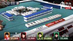 「闇夜でバッサリ斬られましたね」王道雀士の巧みなダマテン満貫 いきなりの放銃に黒髪の美女雀士も目がまん丸「めっちゃビックリしてたｗ」／麻雀・Mリーグ