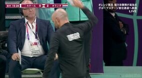 カタール監督がペットボトルに八つ当たり　敗戦濃厚でなす術なくやられるチームに指揮官激おこ「まあ気持ちはわかる」とファンも同情