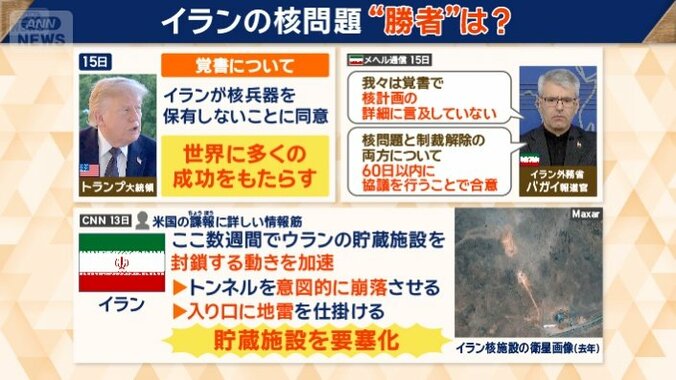 核問題は難航か