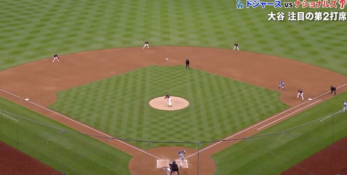 【写真・画像】何が起きた？ 大谷翔平、爆速強襲ヒットで“想定外のハプニング”「危険すぎ」 相手野手のグラブを弾き飛ばす「二塁手は無事か？」　1枚目