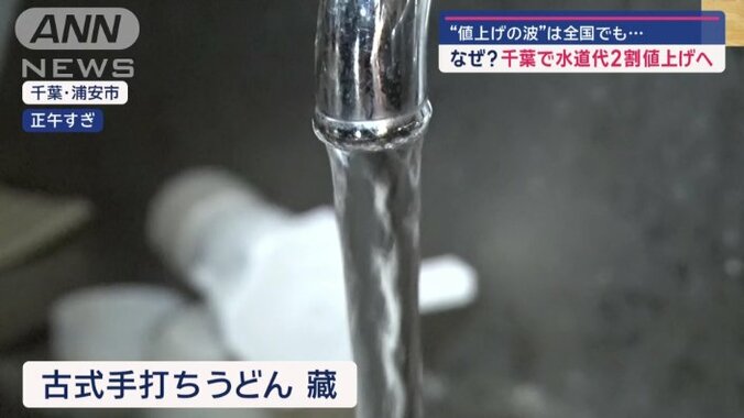 水は常に流しっぱなし