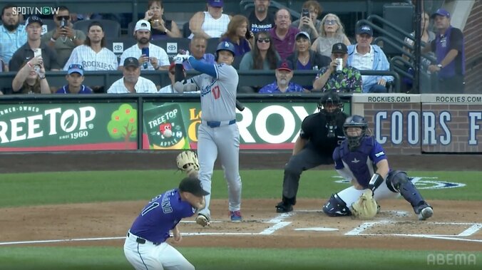 「ほぼ正面でしたが…」 大谷翔平の投手転倒171キロライナーで実は“遊撃手も”の衝撃光景「お構いなしに抜けていった」 3枚目