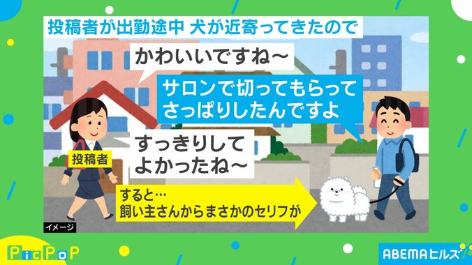 犬に可愛いと言ったつもりが… “勘違い”なやりとりに「声出してわろた」「自己肯定感つよつよ」と反響 1枚目