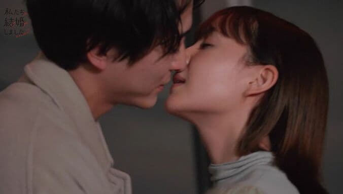 トリンドル玲奈、浅香航大と何度も熱烈キス！夫婦最後の日の大胆行動に千鳥ノブ「衝撃です」『私たち結婚しました2』最終回 1枚目