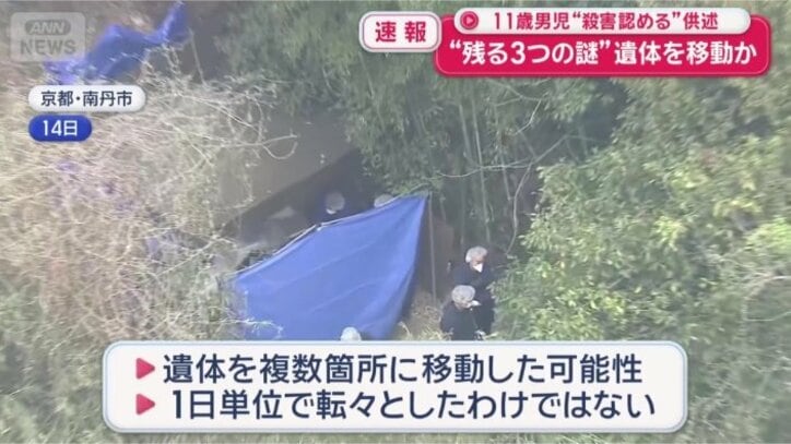 複数カ所に移動させている可能性