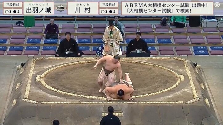 体重252キロ超巨漢力士との激突回避 相手力士のアクロバティックな背面跳びに視聴者歓喜「なんやコレw」「おもしろ～」