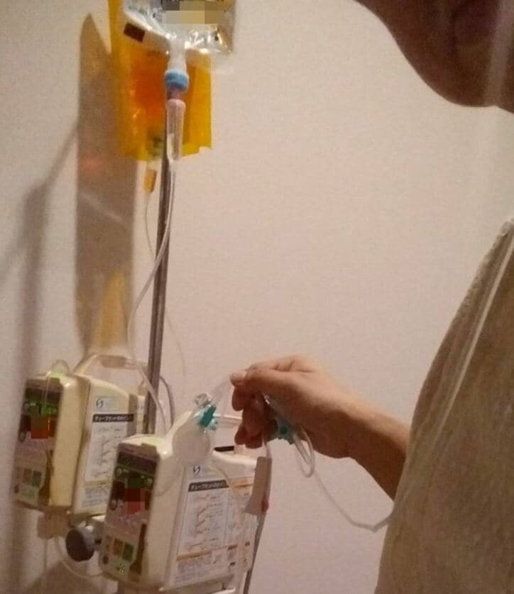笠井アナ、抗がん剤治療が始まる「これから５日間繋がれたまま」