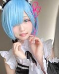 コスプレイヤー・猫田あしゅ、「リゼロ」レムそっくりの美麗ショットに「クオリティ高すぎ」「完全にレム」と反響