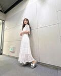 「天使の笑顔」「毎日可愛いって強い」NMB48・渋谷凪咲の清楚な白レースワンピ姿にファン悶絶！