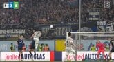 スタジアムがどよめく！日本代表・塩貝健人、目を疑う“衝撃の光景” メチャクチャ打点高い… 超人的ジャンプ→“豪快ヘッド”炸裂 