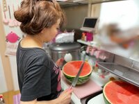 ハイヒールモモコ『美味しいスイカを頂きました』