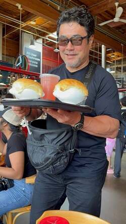  北斗晶、夫・佐々木健介と孫の子守をしながら訪れた店で食べた料理「かなりの行列が出来てた」 