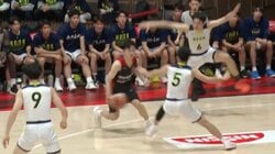 「河村勇輝を彷彿」衝撃のノールックパス　アシスト王・高校3年生PGの神パスに解説者&ファンが興奮「完全に相手は翻弄」