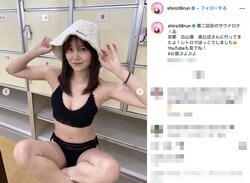 「#お腹ぷよぷよ」元NMB48・白間美瑠のサウナウェア姿にファン悶絶「可愛いすぎる」「めっちゃ癒し系」