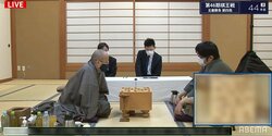 渡辺明棋王、勝てば9連覇 戦型は糸谷哲郎得意の角換わりでスタート／将棋・棋王戦五番勝負