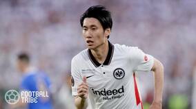 フランクフルト鎌田大地に独紙注文。ヘルタ戦同点弾も「不注意なパスで…」