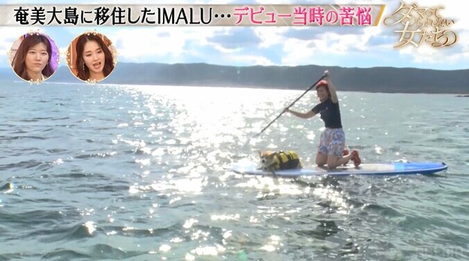 【写真・画像】「散歩がこれ!?やばいじゃん」奄美大島に移住したIMALU、愛犬との散歩の様子に驚きの声　2枚目