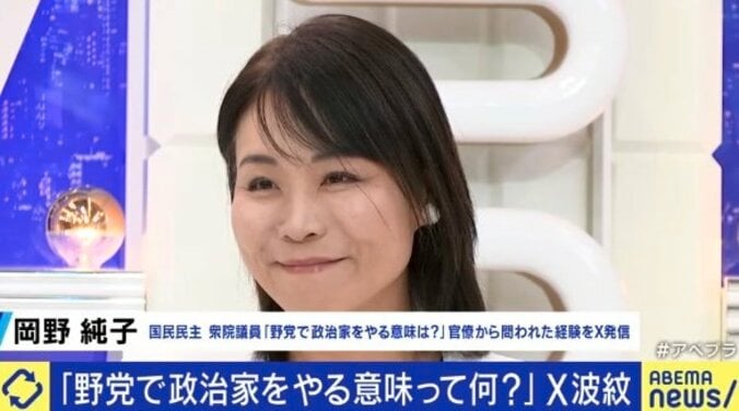 国民民主党の岡野純子衆院議員