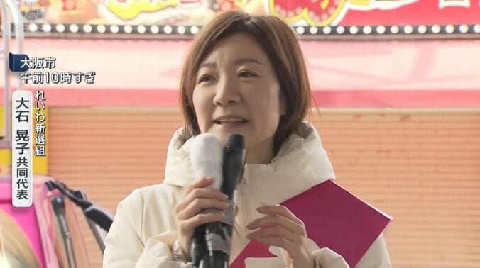 れいわ新選組・大石晃子共同代表