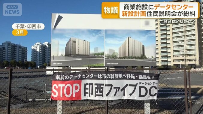 隣駅でもデータセンター建設計画が浮上