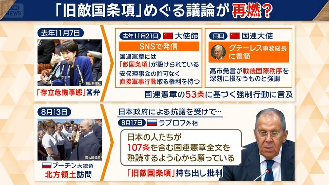 発端とされるのが、高市総理の「存立危機事態」答弁