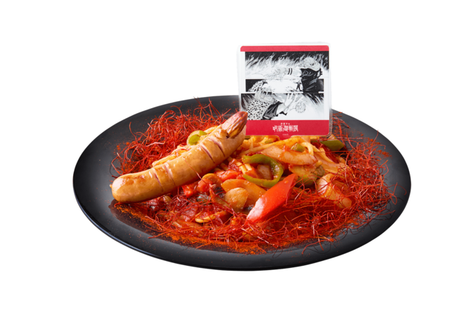 【写真・画像】＜虚式「茈」＞パンケーキなど世界観を表現したオリジナルメニューが登場！芥見下々『呪術廻戦』展コラボカフェ開催　9枚目